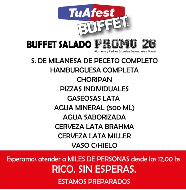 Buffet Salado